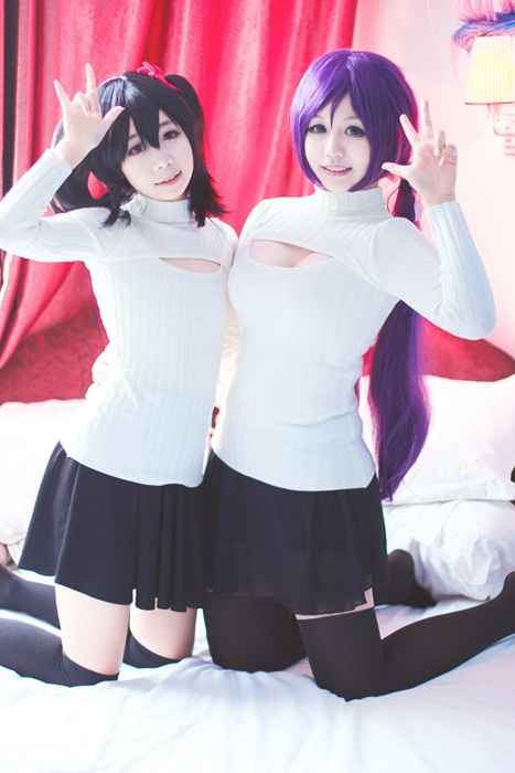 [国内Cosplay]ID0104 [CosPlay] 2015.09 No.204 nico x 希 开胸毛衣 [9P60M]