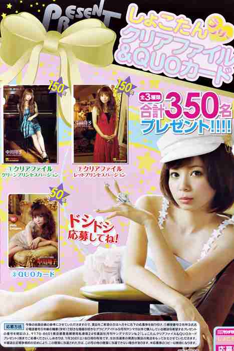 [日本写真杂志]ID0091 [Monthly Young Magazine] 2010 No.02 Shoko Nakagawa 中川翔子 [15P]--性感
